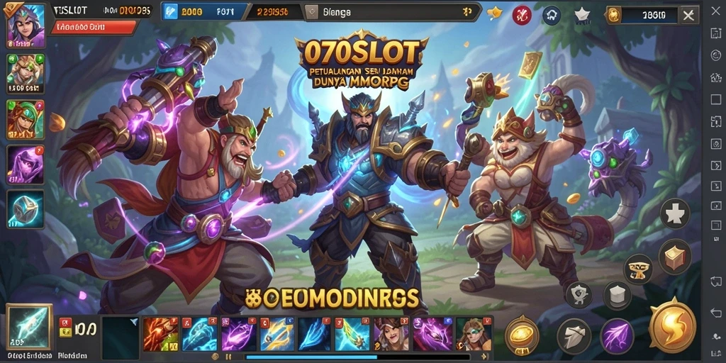 Tampilan gameplay epik dalam dunia 070SLOT yang penuh aksi.