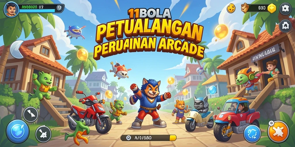 Tampilan menarik dan keseruan gameplay 11BOLA dalam momen aksi.