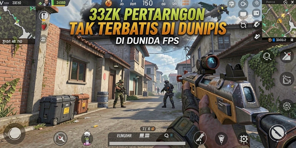 Gameplay intens dalam pertempuran di 33ZK.
