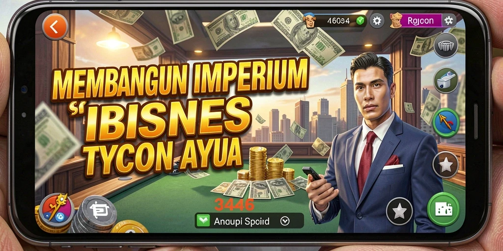 Screenshot utama 3446 menampilkan pengalaman membangun bisnis Tycoon.