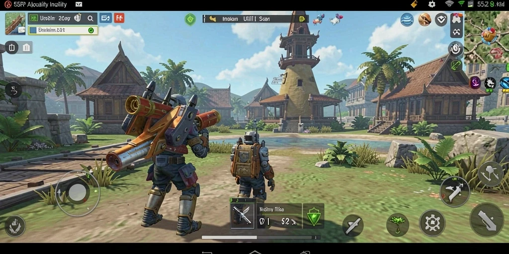 Tampilan aplikasi 55RP yang modern dan fungsional.