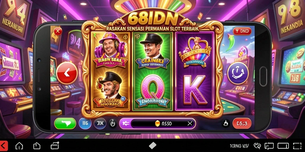 Tampilan gameplay Slot yang menarik dan interaktif di 68IDN.
