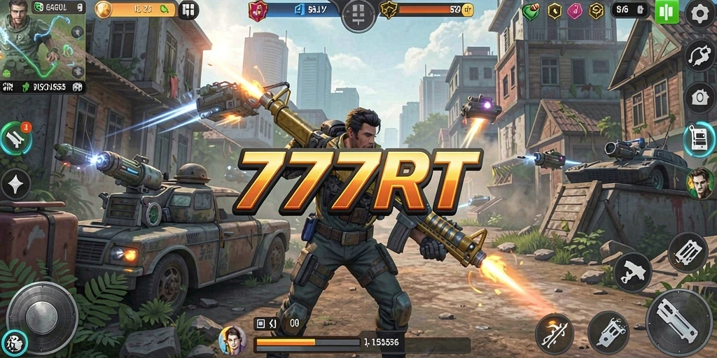 Tangkapan layar menunjukkan momen seru gameplay SLG di 777RT.