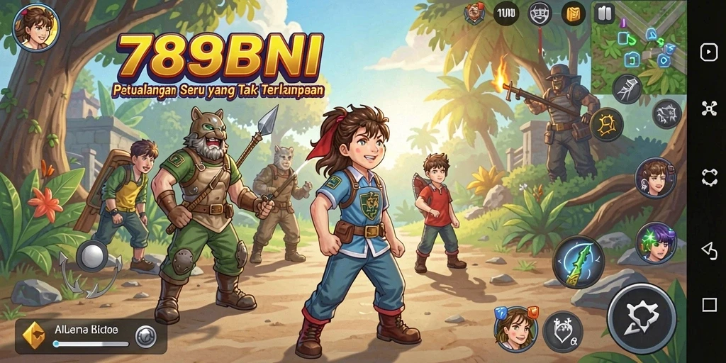 Tampilan gameplay seru di 789BNI dengan misi petualangan yang menantang.