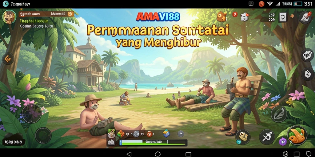 Tampilan gameplay seru di AMAVI88 dengan grafis yang menarik.