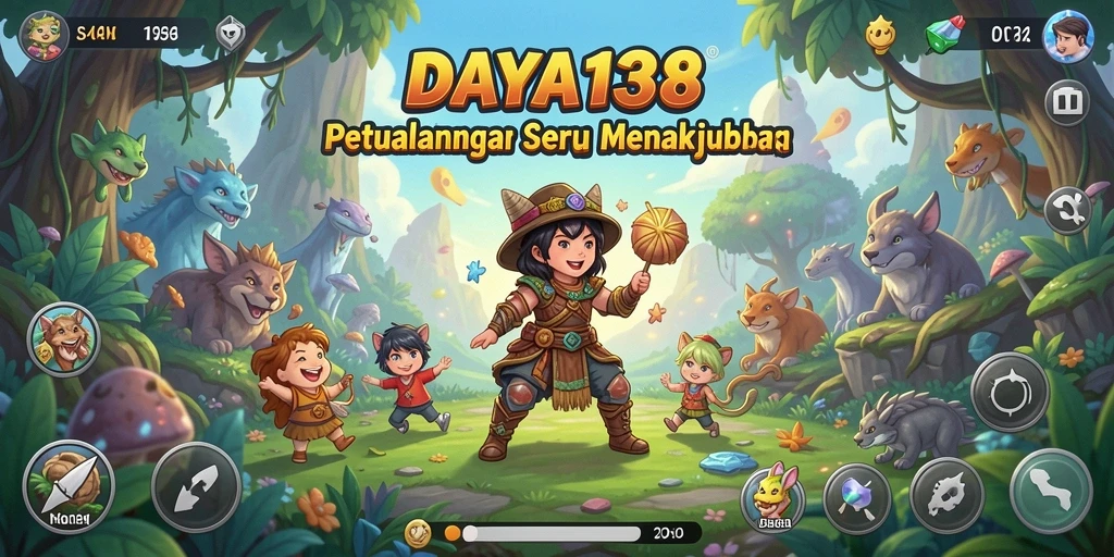Tampilan gameplay DAYA138 yang menampilkan aksi petualangan penuh misteri.