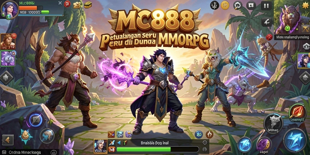 Gameplay seru MC888 dengan grafis menakjubkan dan pertarungan epik.