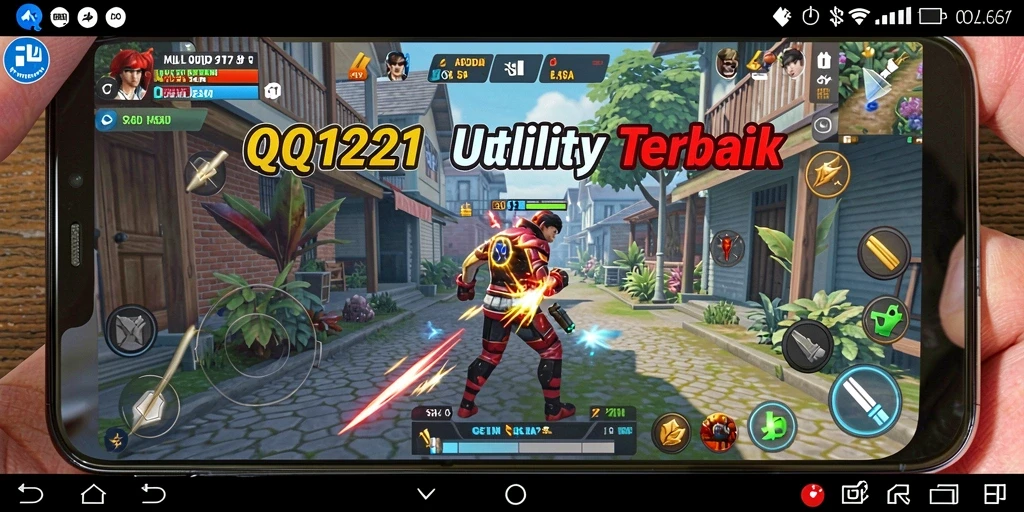 Screenshot utama QQ1221 yang menggambarkan antarmuka aplikasi Utility.