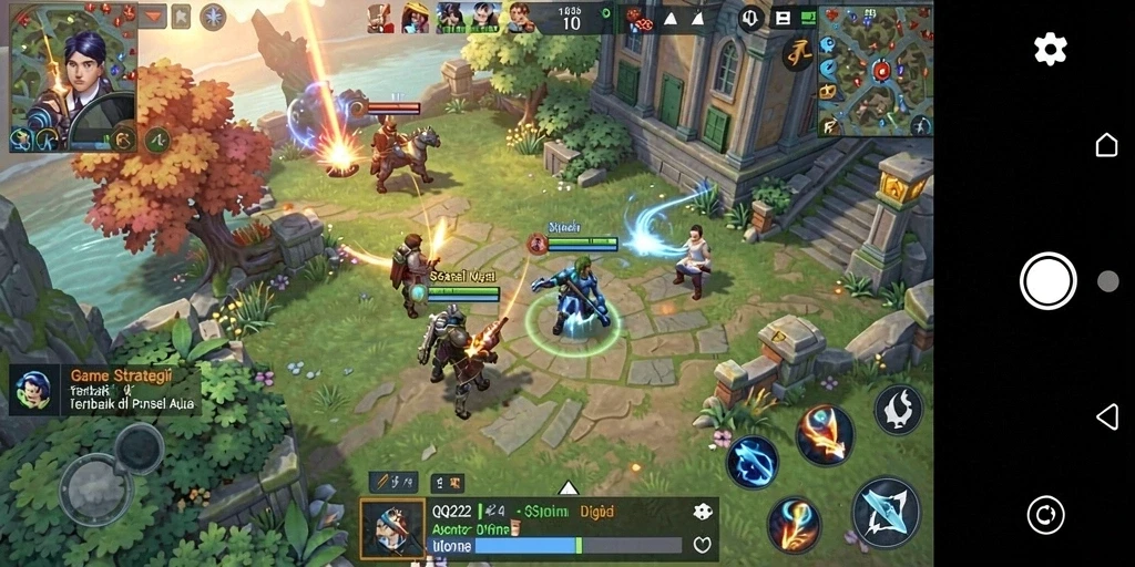 Tampilan gameplay menakjubkan dari QQ222 yang mendebarkan.