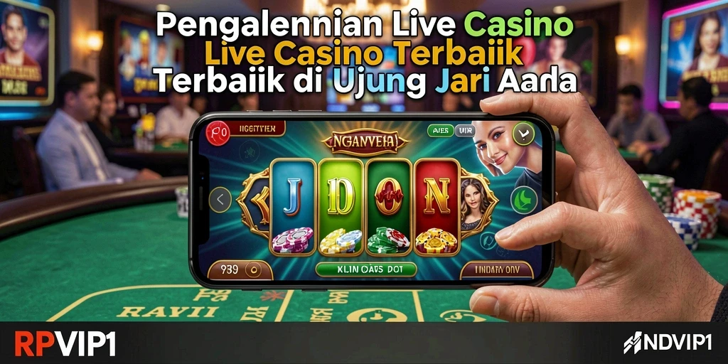 Tampilan screenshot RPVIP1 yang menarik dengan gameplay Live Casino yang seru.