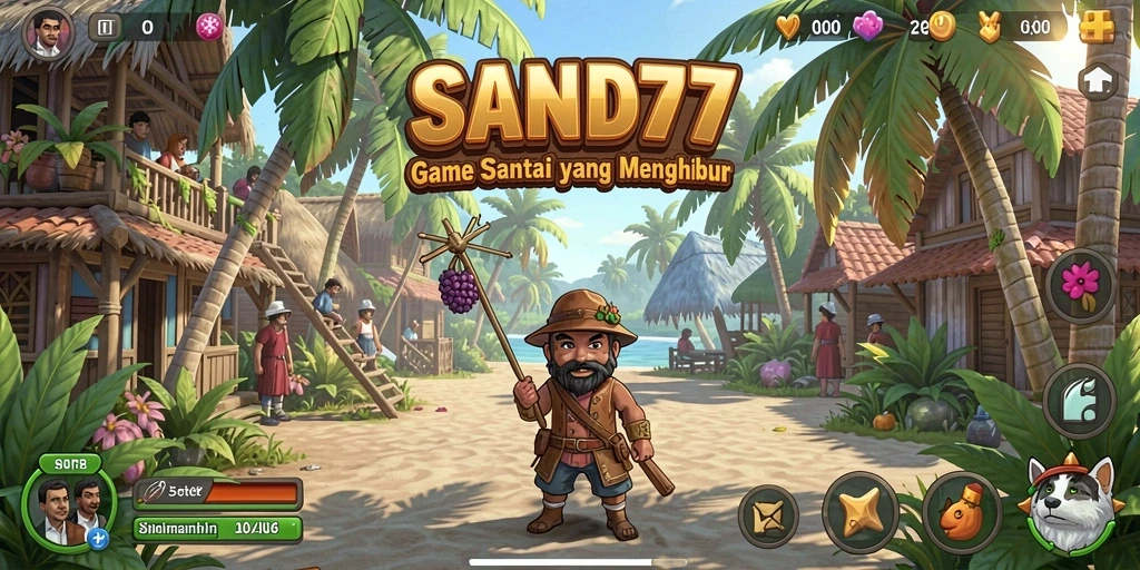 Tampilan menarik dari gameplay SAND77 yang memikat.