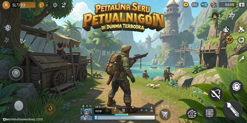 Tampilan gameplay Open World SL72 yang memukau dan penuh aksi.