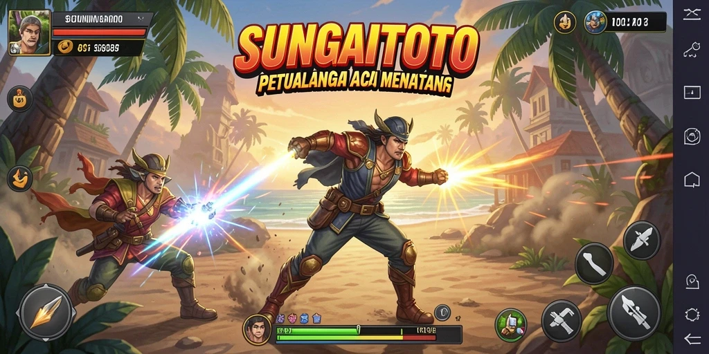 Tampilan gameplay <strong>SUNGAITOTO</strong> yang dinamis dan mengesankan.