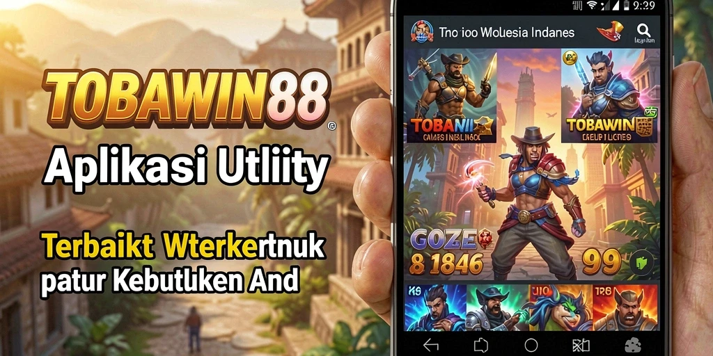 Tampilan antarmuka TOBAWIN88 yang sederhana dan intuitif.