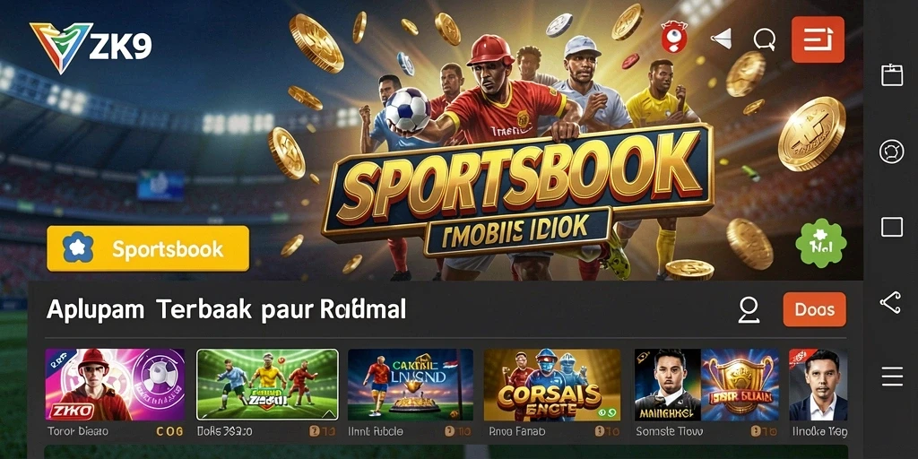 Tampilan gameplay ZK9 menunjukkan fitur taruhan yang menarik.